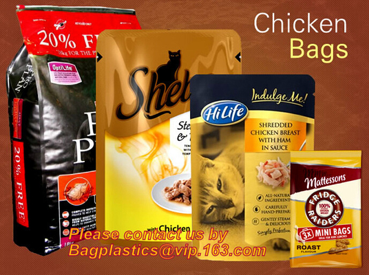 Vacío Kraft del sello del patio del bolso del pollo de la bolsa de la almohada del paquete de la sal de Surgar