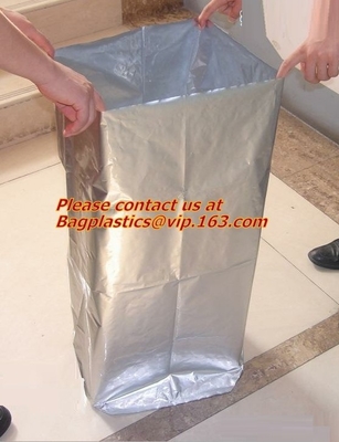 Hoja impresa de encargo de aluminio del papel del bolso impermeable plástico a granel grande de la cremallera