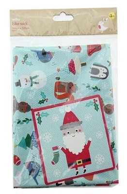 Bolso de lazo grande de la Navidad de Santa Sacks Cotton Bags 100%Cotton, bolso del regalo de los calcetines de la Navidad, Santa Sack For Decoration pac