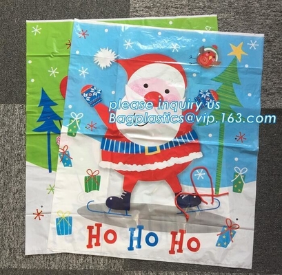 Saco polivinílico gigante de la casa plástica de la Navidad del LDPE para los vagos baratos del bagplastics de Santa Bag de la decoración de la Navidad del precio del bolso de la bici del regalo