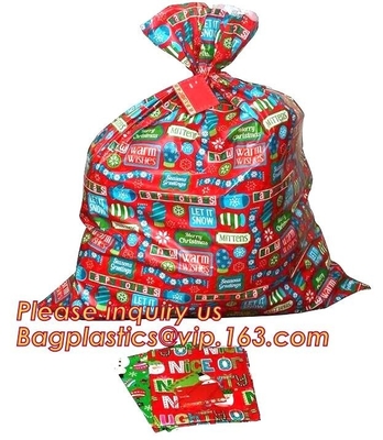 Caja de regalo de la comida de los niños que empaqueta la Feliz Navidad Santa Claus Pattern Jumbo