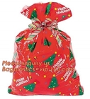 El regalo de la Navidad de la categoría alimenticia empaqueta la impresión enorme plástica del fotograbado de la bici del saco rojo