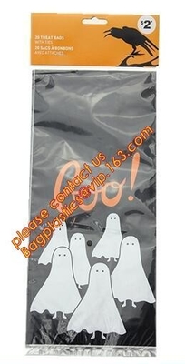 bolsos de la invitación de Halloween, bolso, calabaza y fantasma y palo y Frankenstein y vampiro del caramelo de la invitación de Halloween del saco del totalizador del regalo de la decoración