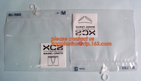 Bolso impermeable del Pvc de la suspensión blanca del bolso de la ropa interior con la ropa de playa de la cerradura de la cremallera