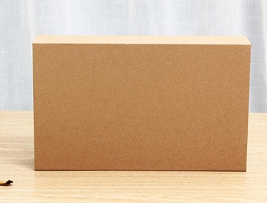 Caja magnética del regalo de papel de encargo del aspecto, caja de embalaje de papel de lujo de Brown para los regalos al por mayor de las cajas del diseño del cajón de la camiseta