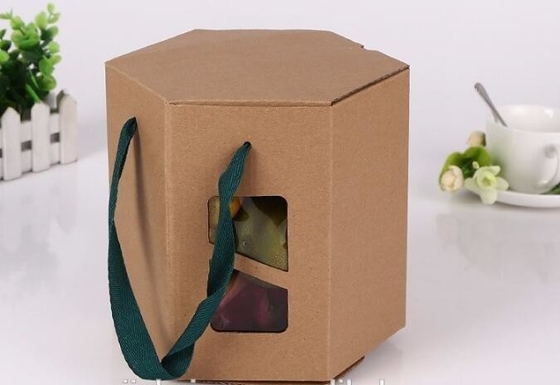 El papel de lujo de encargo del chocolate de la cartulina encajona empaquetando, la caja redonda de empaquetado de lujo popular BAGEASE de la flor del sombrero del papel del regalo