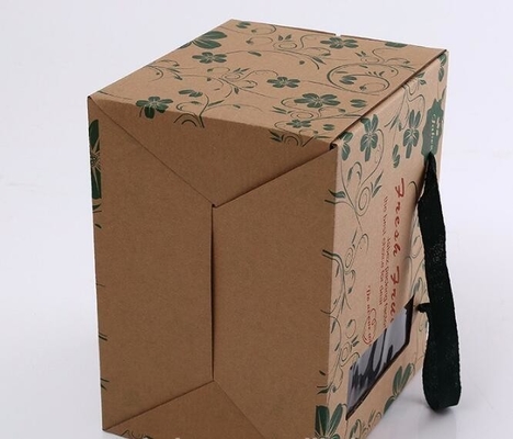 El papel de lujo de encargo del chocolate de la cartulina encajona empaquetando, la caja redonda de empaquetado de lujo popular BAGEASE de la flor del sombrero del papel del regalo