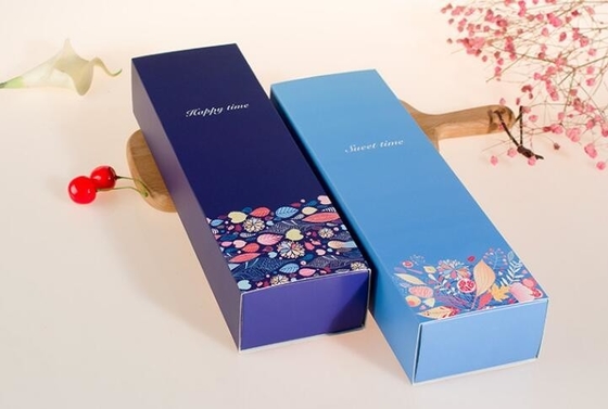 Caja de empaquetado de la flor de papel plegable de lujo al por mayor de encargo del regalo con la ventana del PVC, regalo de papel negro de lujo alrededor de Rose Flow