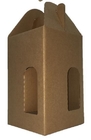 caja de empaquetado modificada para requisitos particulares de lujo de la cartulina de vino del regalo de papel de la botella, magnético blanco del mate de lujo rígido plegable plegable