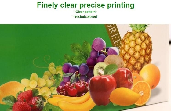 caja de embalaje de la fruta acanalada, papel de Kraft, laminación del lustre, impresión en offset, caja plegable, cono de la flor, empaquetado flowral