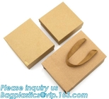 Caja de empaquetado de empaquetado modificada para requisitos particulares del cartón de la caja del traje del papel del tamaño de la joyería del regalo de lujo de encargo del papel con bagease de la cinta