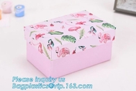 Impresión de lujo de encargo Art Paper Gift Packaging Box con la ventana clara al por mayor, caja de papel de Plastic/PVC con el sellado del logotipo