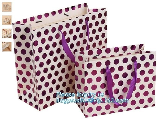 Logo Paper Carrier Bag respetuoso del medio ambiente, bolso de lujo diseñado especial del caramelo del papel de Kraft del regalo, portador impreso que hace compras de encargo h