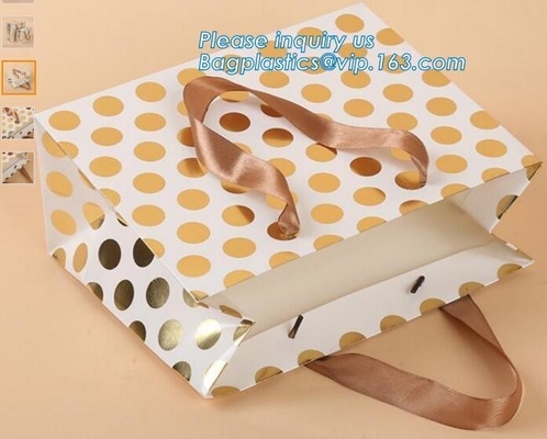 Logo Paper Carrier Bag respetuoso del medio ambiente, bolso de lujo diseñado especial del caramelo del papel de Kraft del regalo, portador impreso que hace compras de encargo h