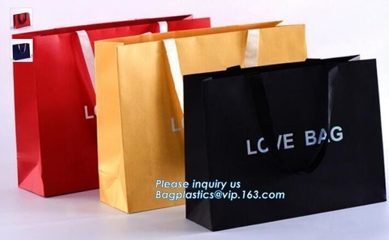 Bolsas de lujo, bolsa de impresión de lujo del modelo de encargo con la manija, bolsos 8x4.75x10.5&amp;quot del regalo; - sueño del bolso 25pcs