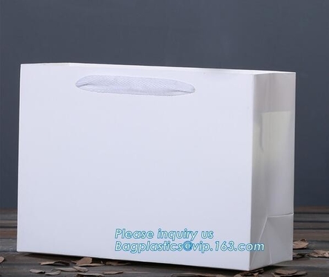 el arte marrón de encargo blanco de lujo del diseño recicla el portador de la botella de vino que las compras del regalo del bolso de la Navidad que embalaban imprimieron Kraft pap