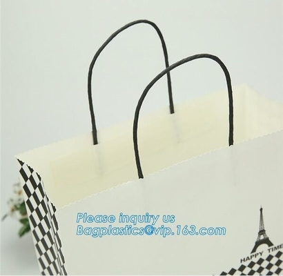 la bolsa de papel de lujo, bolsa de papel al por mayor de la promoción, regalo de papel de lujo empaqueta el bolso de papel del partido de la bolsa, bagease pac