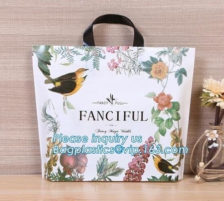 El logotipo modificado para requisitos particulares de alta calidad 250gsm imprimió la bolsa de papel dura de lujo hecha a mano del regalo, bolso que hacía compras de papel con aduana