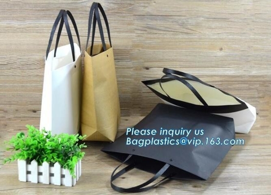 El rosa modificado para requisitos particulares barato imprimió el bolso que hacía compras de papel para la ropa y regalo, las bolsas de papel de lujo recicladas y las bolsas al por menor