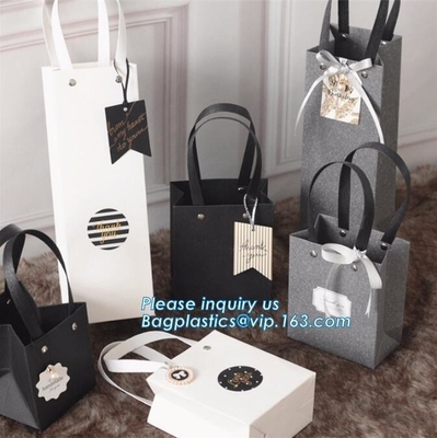 Bolso de compras de papel impreso blanco y colorido modificado para requisitos particulares de lujo con el logotipo, compras de papel avanzadas del portador material de la orden