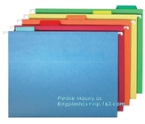 Documento de relleno de papel al por menor promocional de la carpeta de archivos del empaquetado A4 Brown Kraft de Eco