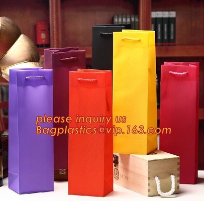El eco PP plásticos amistosos de la manija de la cinta empaqueta el bolso para el ramo de las flores, PVC semitransparente Tote Bag Environmental plástico