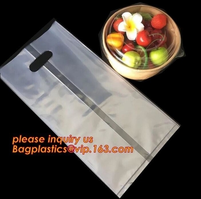 Bagea de encargo del bagplastics de la bolsa de plástico de las compras del HDPE PE del Ldpe de la manija de Logo Printed Biodegradable Die Cut del sellado caliente al por mayor