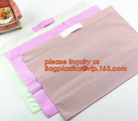 Bolso de basura plástico de encargo de la cinta del drenaje del HDPE biodegradable para la basura, aduana plástica del bolso de lazo del drawtape industrial