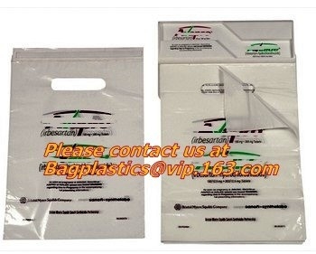 Bolso de empaquetado que hace compras cortado con tintas oro negro plástico polivinílico biodegradable abonable de la manija con el PAQUETE de encargo del PLA PBAT del logotipo