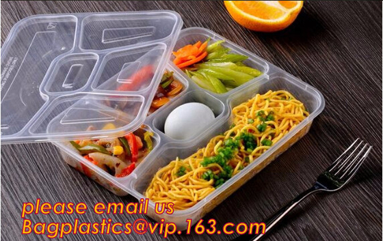 cuenco de ensalada transparente biodegradable del plástico transparente de la materia prima del PLA de 32oz Diamond Shape Compostable, cuenco de ensalada de la sopa de la salsa