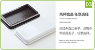 Cajas plásticas rígidas de los Pp Eco de la caja de almacenamiento amistosa rígida del servicio de mesa