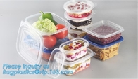 Envase de comida de la caja del vacío transparente/caja de almacenamiento frescos para la comida, bagpla del bagease de la caja del encargado de la comida de la preservación de la frescura