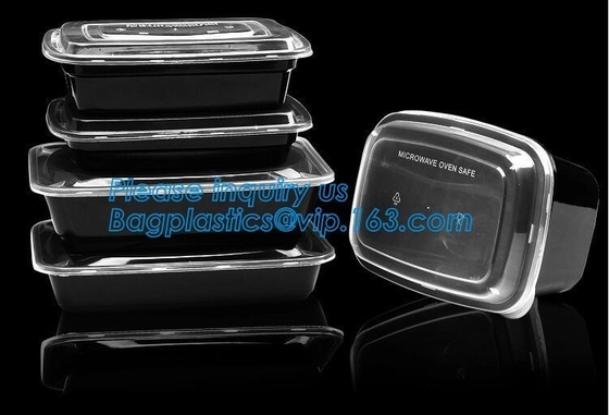 la venta directa dispoFactory plástica 3PCS selló el rizador/la caja plástica congelada de la preservación/el contenedor de almacenamiento plástico Eco de la comida