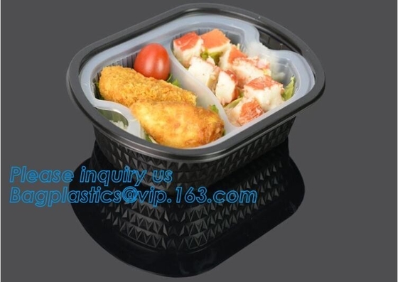 El envase de comida claro directo de la fiambrera plástica de la tapa de la fábrica, guarda la caja fresca de la comida del rizador, Boxpp fresco que empaqueta c disponible