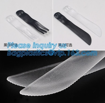 Mantequilla del precio &Factory de calidad superior, queso y cuchillo plásticos disponibles de la torta, cuchillo plástico disponible abonable de CPLA con