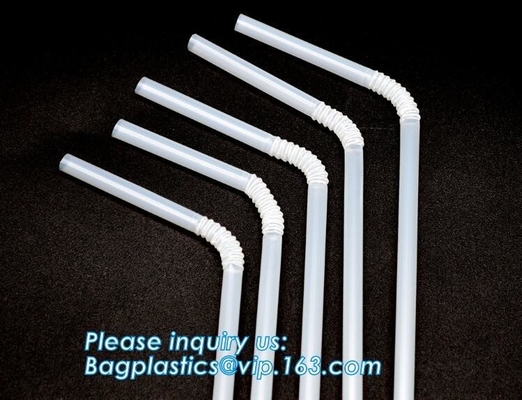 Paja biodegradable plástica del PLA que bebe paja favorable al medio ambiente del PLA de la paja disponible la bio, BI reciclado el 100% de la paja del PLA