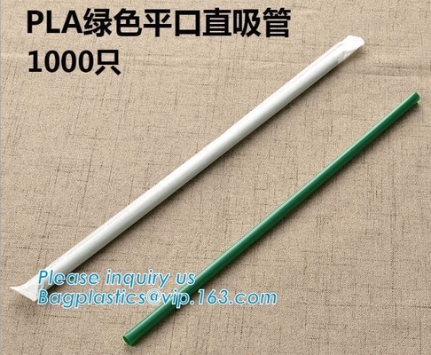 PLA abonable plástico disponible de Straw Biodegradable Flexible que bebe a Straw Wholesale, comp biodegradables respetuosos del medio ambiente
