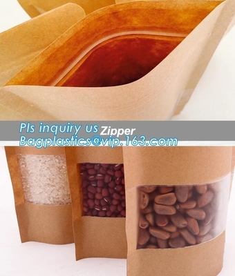 La CERRADURA de la CREMALLERA, SELLO de la CREMALLERA, SELLO de la CREMALLERA, bolsa de papel de encargo del pan, bolso de empaquetado de los alimentos de preparación rápida, bolso de empaquetado de la galleta, SE COLOCA ENCIMA de Zip lockkk
