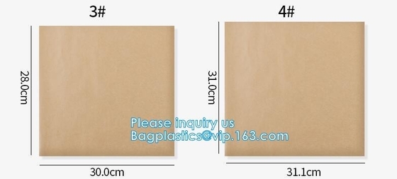 papel impermeable a la grasa/de Kraft de embalaje, envolviendo el papel impermeable a la grasa marrón del alto grado del papel de Kraft, greasep de Kraft del marrón del abrigo de la hamburguesa