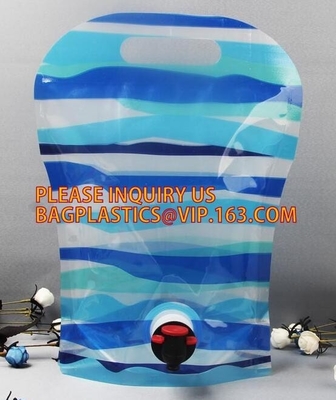 Bolso del canalón/bolsa del embalaje del casquillo/del canalón de Juice Packing Daypack With Spout de la fruta fresca, diseño fresco que se coloca encima de packagi de la bebida
