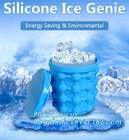 Genios herméticos reutilizables del hielo del silicón, cubo de Genie Silicone Ice del fabricante del cubo de hielo el cubo de hielo revolucionario del ahorro de espacio M
