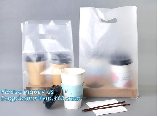 La bolsa disponible de la taza, lleva el bolso, bolso de la manija de la taza, bolso práctico, bolso cortado con tintas, dirige para llevar el bolso, bolso de ultramarinos, panadería pac