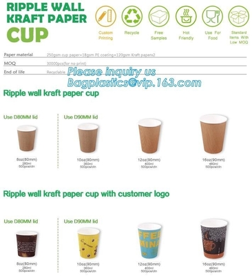 Taza de papel de Diamon, aislamiento doble, material hermético, grueso de la película, taza caliente gruesa 12oz de papel de la bebida con la manija y Doubl
