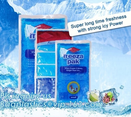 Bolso del vino del hielo del gel para mantener su comida fresca y fresca, bolso del refrigerador de vino del bolso de hielo, una caja más fresca del hielo del gel para mantener fresco de
