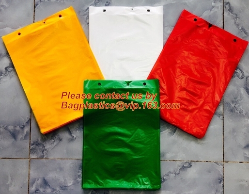 Zip lockkk se levanta el wicket biodegradable del bolso del wicket del polietileno de la bolsa con el jefe de la tarjeta