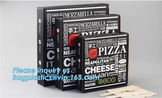 Los cartones al por mayor de la pizza ajustan las cajas acanaladas de la pizza, cajas de la pizza de Italia de la calidad, caja de empaquetado de la pizza, DES de encargo de la caja de la pizza