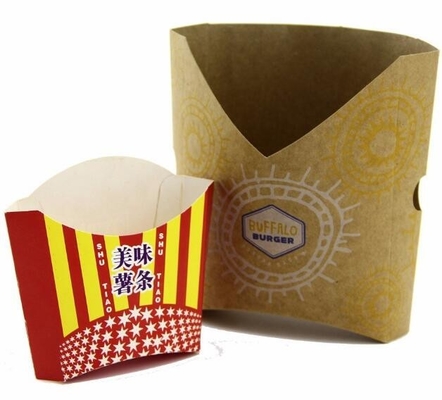 la aduana imprimió el pollo y la caja de papel para llevar plegables de papel de los microprocesadores de las patatas fritas, paquete de la categoría alimenticia de las patatas fritas de la patata frita
