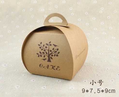 postre plástico modificado para requisitos particulares del acondicionamiento de los alimentos de la torta de la caja de los pasteles, caja de torta de papel de lujo, pequeño bagease del bagplastics de las cajas de torta