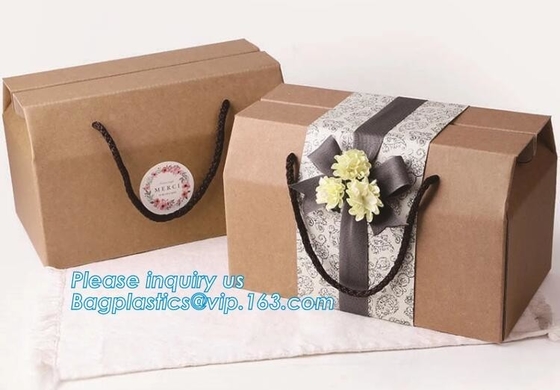 la caja de pastel de bodas modificada para requisitos particulares blanca de la caja de torta de la ventana de la caja de la magdalena de la economía, 6inch en existencia ACARICIA la caja de torta clara plástica de cumpleaños
