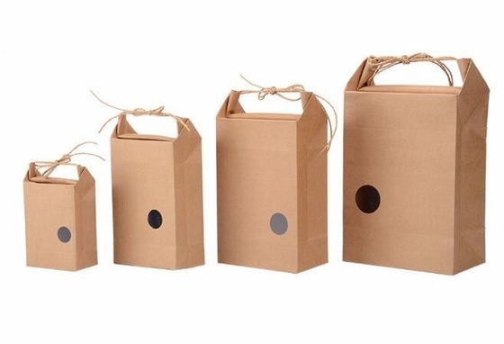 el bolso que embala del arroz de Kraft, los bolsos de encargo del arroz del logotipo se levanta el acondicionamiento de los alimentos biodegradable de impresión colorido del vacío del papel de Kraft